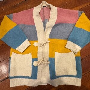 Colorful Striped Women's Sweater